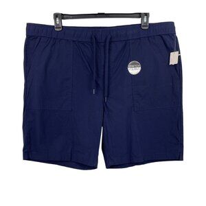 Edgar & Ash Mens Size 2XL Navy Blue Utility Shorts Pull On